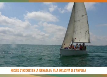 Record d’inscrits en la Jornada de Vela inclusiva a l’Ampolla
